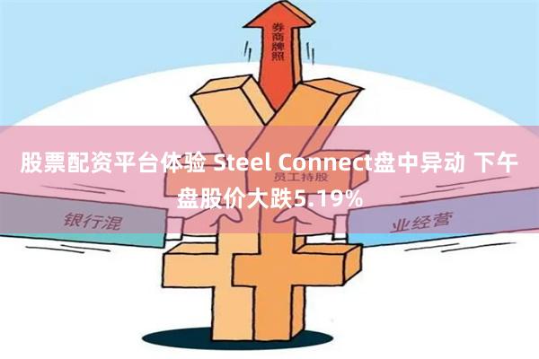 股票配资平台体验 Steel Connect盘中异动 下午盘股价大跌5.19%